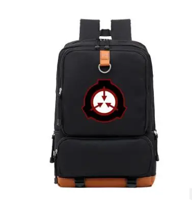 

Scp Foundation Game Peripheral High School Students'Bookbags Animation Night Light Travel Bag Nylon Sino-II Alliance Backpack