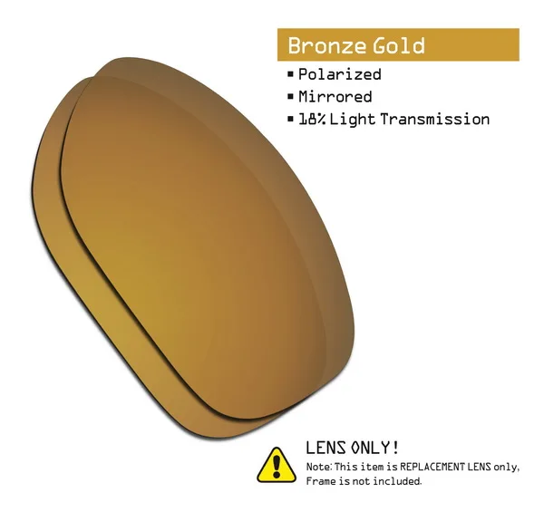 SmartVLT поляризованные Сменные линзы для солнцезащитных очков oxley Pit Bull-несколько вариантов - Цвет линз: Bronze Gold
