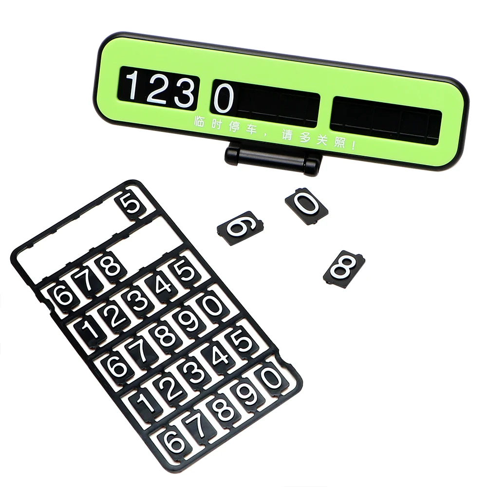 Auto Phone Number Plate Telephone Notification Parking Assistance Car