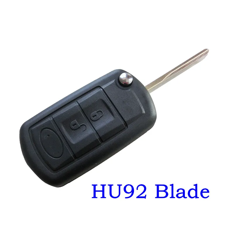 Flip Remote Car Key Shell Case for Land Rover LR3 Range Rover Sport HU92 Blade