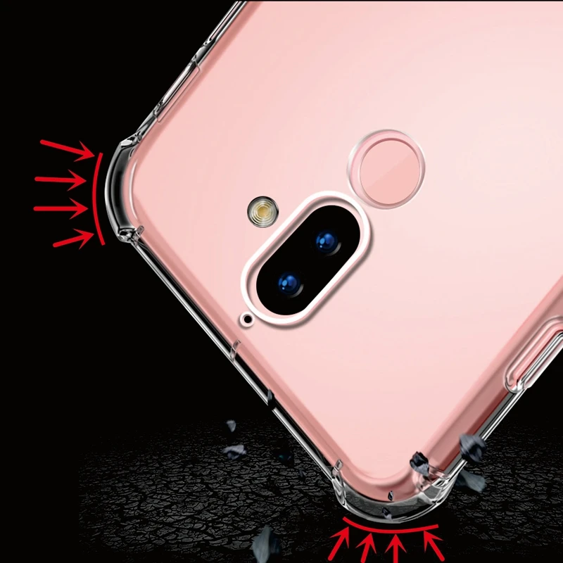 

For Xiaomi Redmi 6 Case Xiaomi Redmi 6A Cover On For Xiomi Redmi 6 Pro Note 6 Pro Note6 Shockproof Transparent Silicone Case