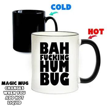 

Bah Hum Bug Magic Mug Fucking Rude Funny Secret Santa Gift
