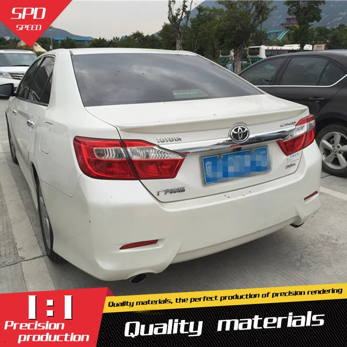 

For Toyota Camry Spoiler High Quality ABS Material Car Rear Wing Primer Color Rear Spoiler For Toyota Camry Spoiler 2012-2015