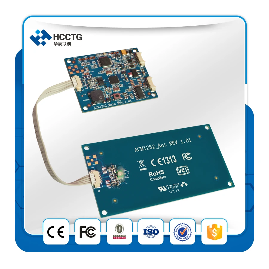 13 56 МГц Iso18092 ISO 14443 Бесконтактный Смарт NFC киоск считыватель карт со съемной