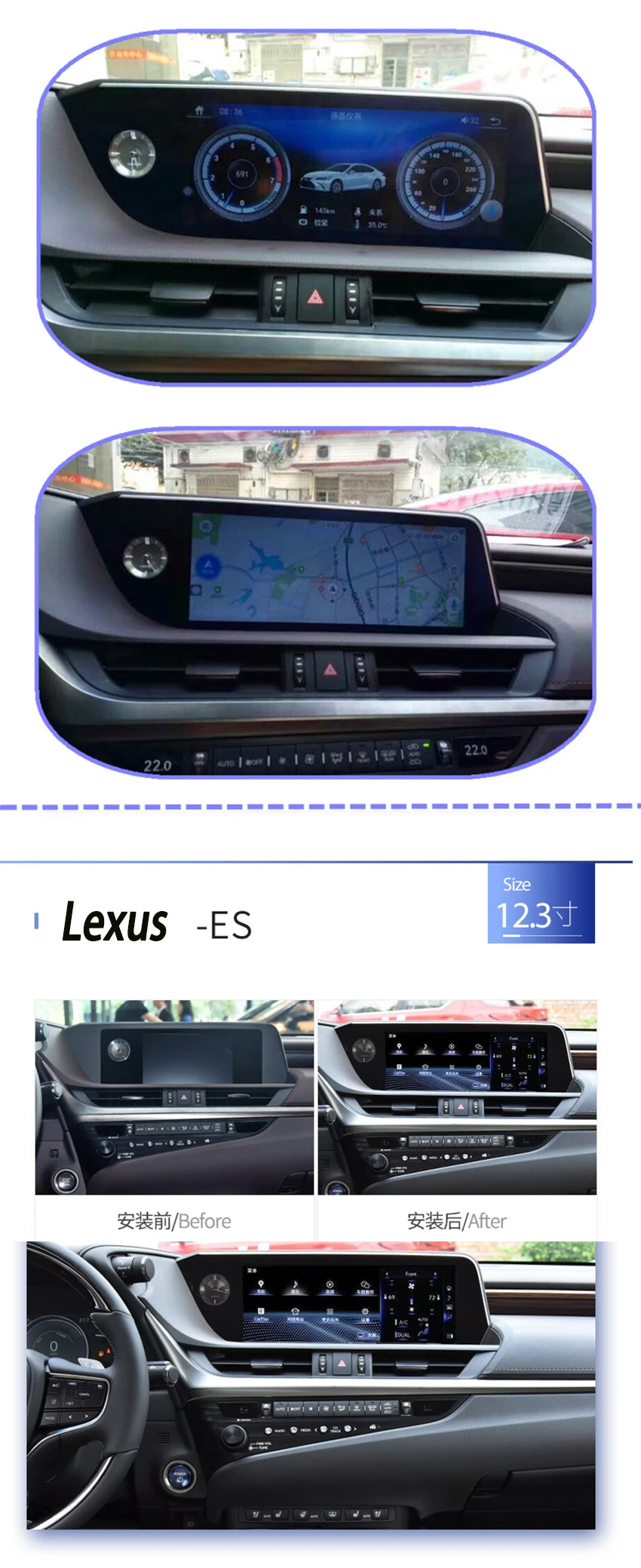 Liislee Android автомобильный навигатор gps для Lexus ES аудио видео HD сенсорный экран мультимедийный плеер без CD DVD