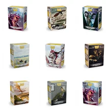 Dragon Shield, 100 шт./лот, рисунок, искусство, карты, рукава, серия, игровые карты, игра для волшебных звезд, Realms, PKM, защита для настольных игр