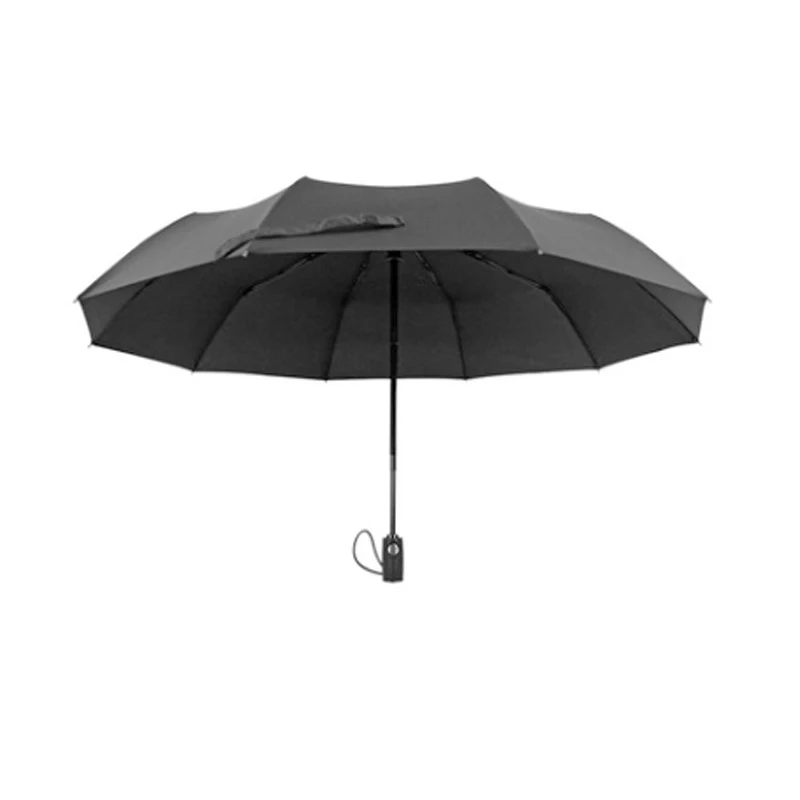 

Germany 10 Bone Automatic Three Folding Umbrella Business Men's Windproof Sunny And Rainy