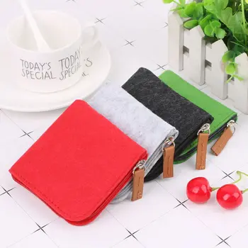 

Women Girls Cute Felt Fashion Coin Purse Wallet Bag Change Pouch Key Card Holder