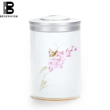 Цзиндэчжэнь голубой и белый фарфор чай керамиковая чайница чайный набор кунг-фу герметичные контейнеры для чая банки для хранения в форме тыквы кофе бутылки для хранения специй банка