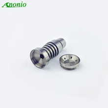 GR2 Титановые Гвозди 14,4 мм и 18,8 мм двойная функция GR2 универсальные бескупольные 2в1 Титановые Гвозди для кальянов Dab Rigs