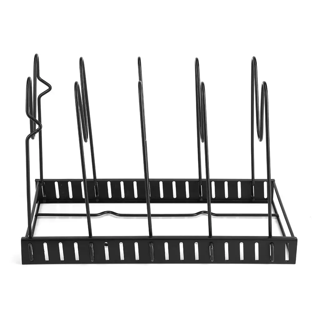 

Multi 5 Tiers Pot Frying Pan Lid Storage Rack Organizer Kitchen Cookware Stand Holder Storage Rack Organizer Kitchen Tools
