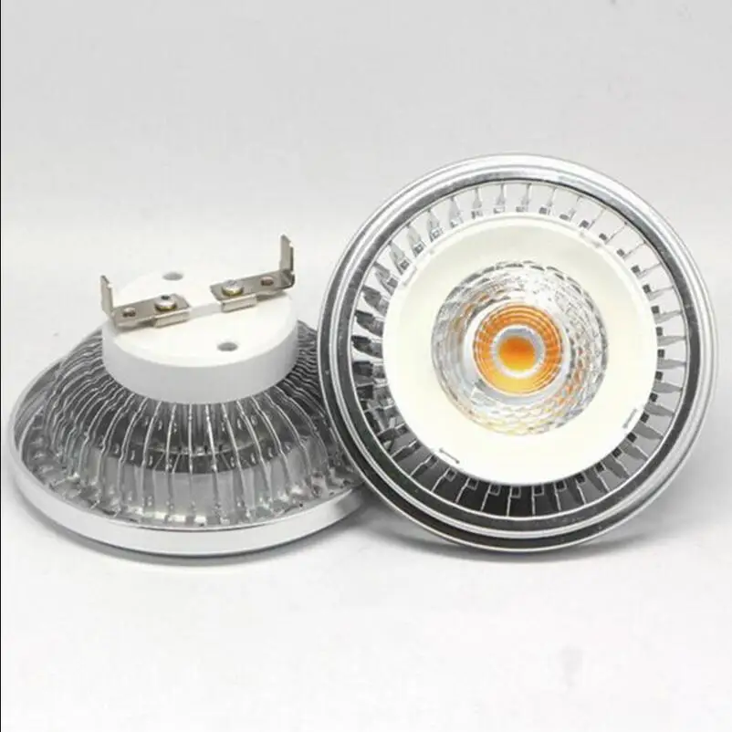 Затемнения 10 W 15 COB высокой мощности AR111 ES111 QR111 epistar led лампа Теплый Холодный белый