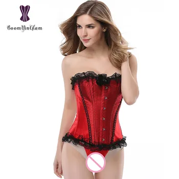 

Wholesale Waist Trainer Fashion Victorian Corset Women Shapewear Lace Up Corsets And Bustiers Size S-XXL 909#