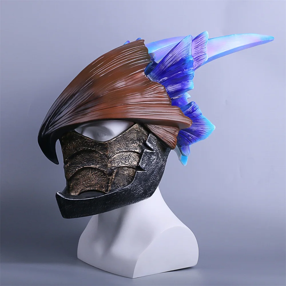 MONSTER HUNTERWORLD Helmet Cosplay legiana helm  Helmets Halloween Masks Props (3)