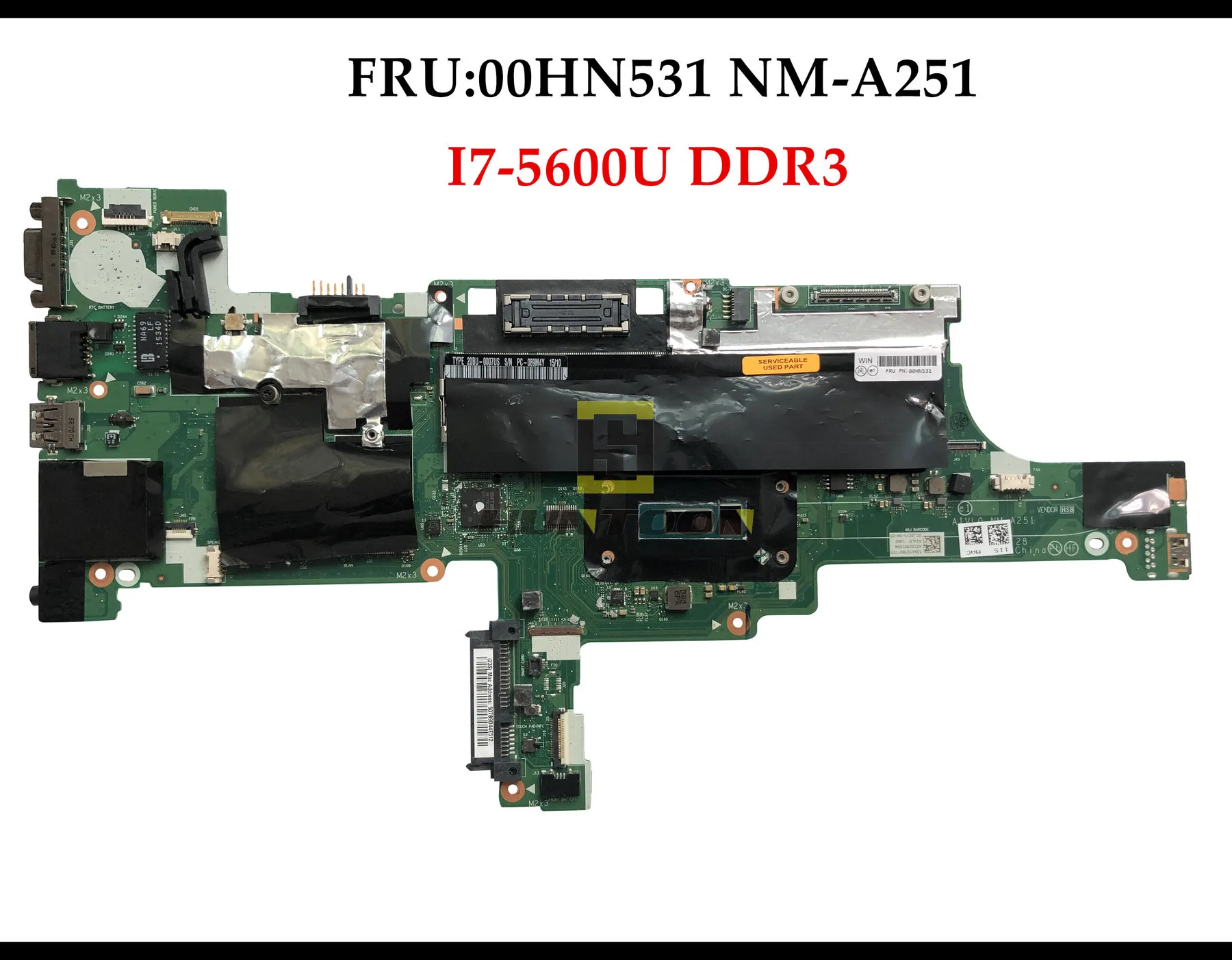 Высокое качество AIVL0 NM-A251 для lenovo Thinkpad T450 материнская плата для ноутбуков FRU: 00HN531 SR23V I7-5600U DDR3 полностью протестирована