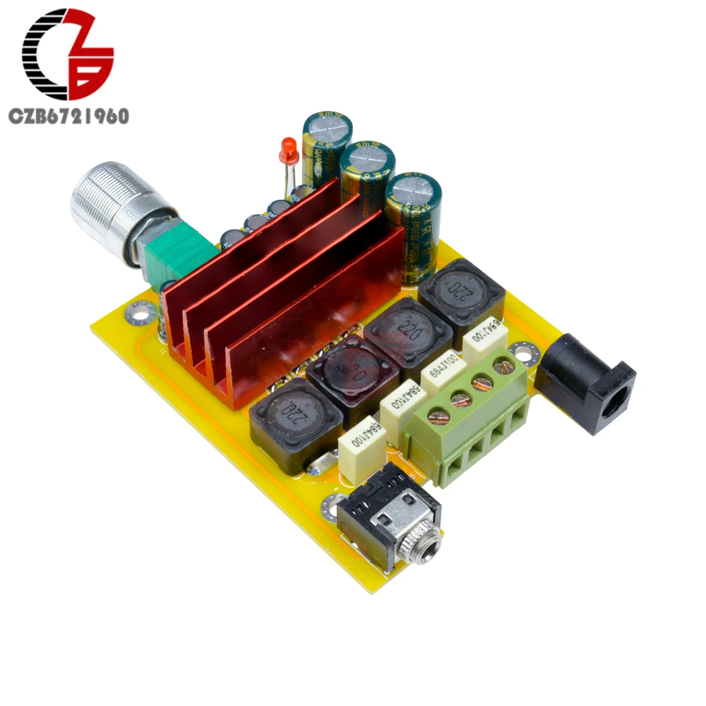 100 Вт усилитель мощности модуль DC 12 В TPA3116D2 50 + двухканальный цифровой аудио плата