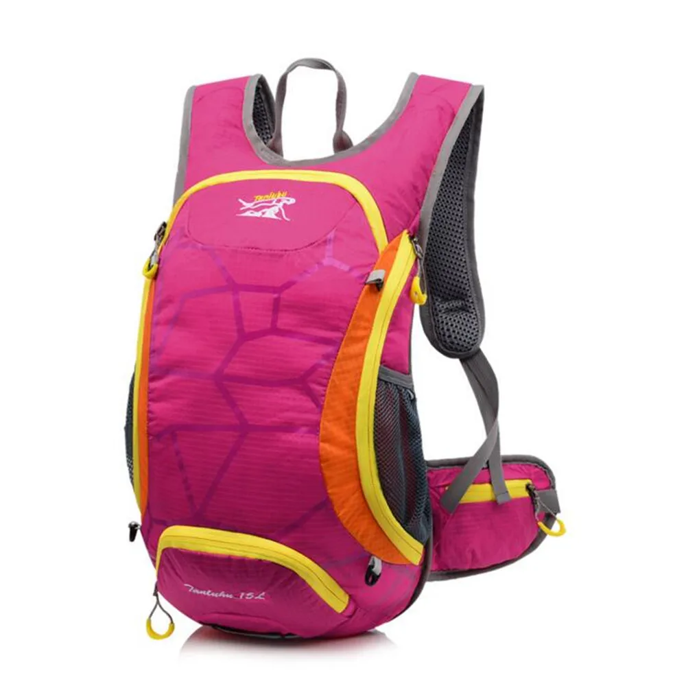 Велосипедные Сумки 15л, Ультралегкая уличная сумка для мужчин и женщин, маленькая Спортивная дорожная сумка для катания на лыжах, Розовый Фиолетовый водонепроницаемый велосипедный рюкзак
