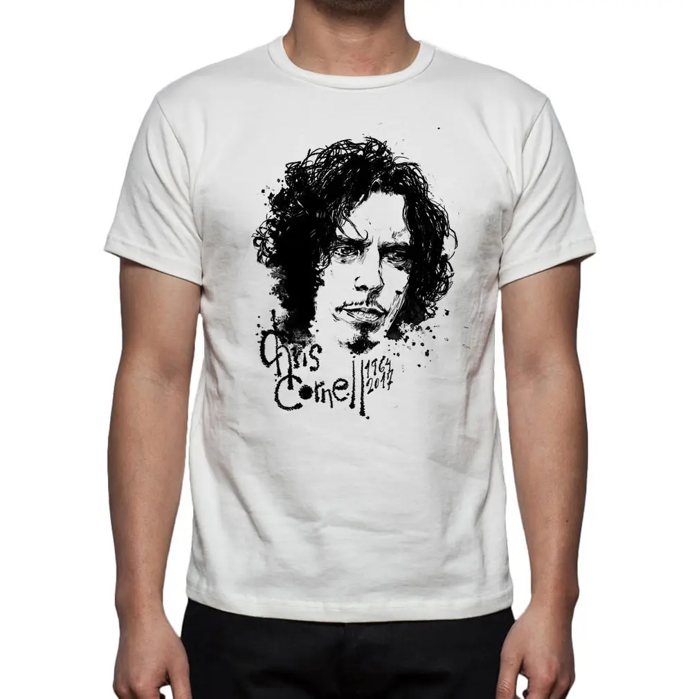 Музыка Soundgarden Audioslave Крис Корнелл дань футболка M164 новый короткий рукав круглый