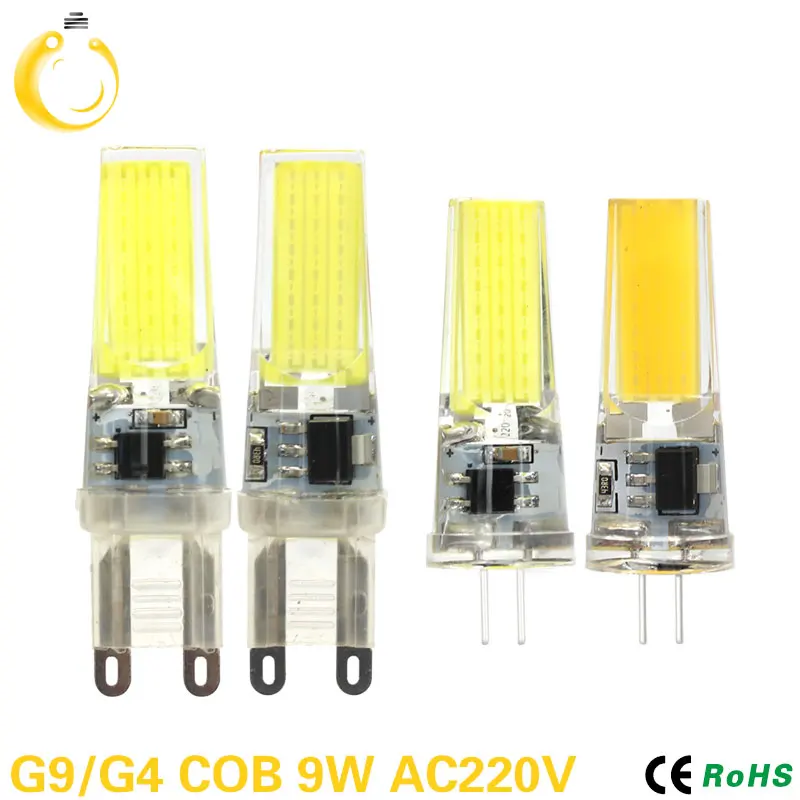 1 шт./лот высокое качество G9 G4 E14 светодиодные лампы 1505 2505 COB Светодиодные