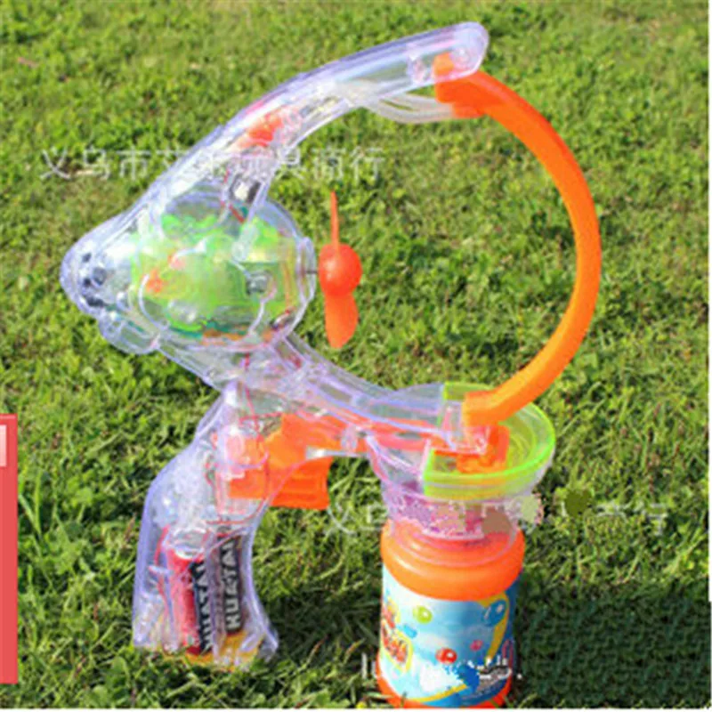 2018 Fast Shipping New Bubbles Gun Children's Toys Electric Light Music