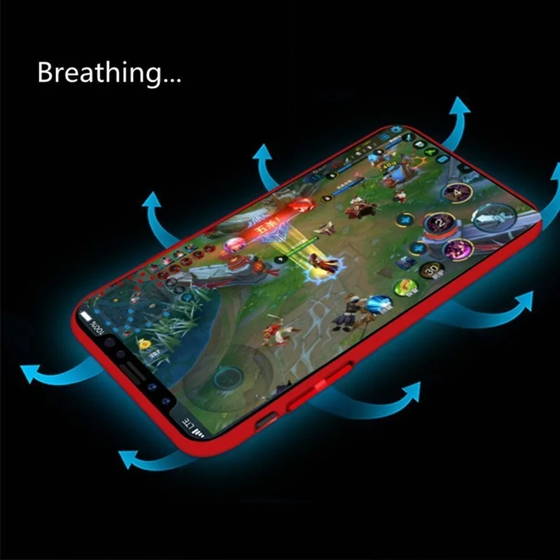 Ascromy For iPhone X Case Breathing Hard PC Heat Dissipation Cover for iPhone 8 Plus 7 6 S 6S 5 5S SE 10 7plus Coque Accessories (3)