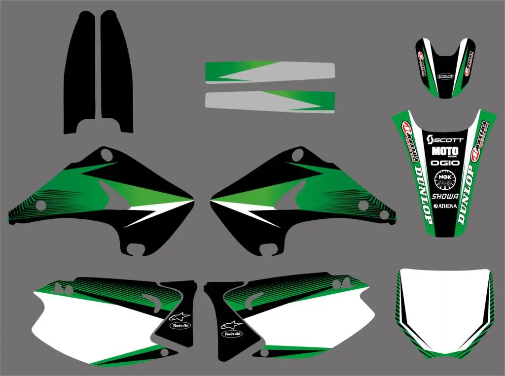 NICECNC наклейка для мотоцикла Kawasaki KX125 KX250 KX 125 250 2003 2004 2005 2006 2007 2008 2009 2010 2011 2012|Наклейки
