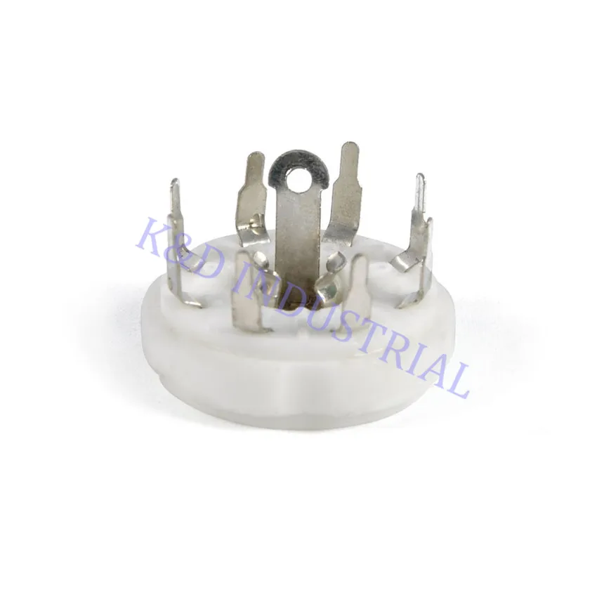 10 шт. 8 контактный клапан Octal Ceramic Loctal Tube Socket 5B254 1LA6 B8G Base PCB Mount|tube valve|valve tubeoctal tube socket |