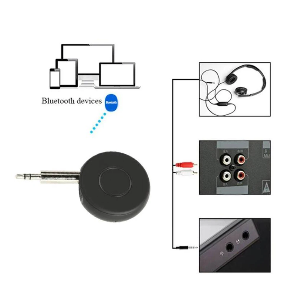 mini Wireless Bluetooth Transmitter Adapter 3 5mm Jack For Car Stereo Music Audio Aux A2dp For Headphone speaker Reciever