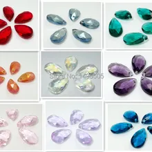 10 шт граненые каплевидные Хрустальные стеклянные бусины 16 мм для изготовления ювелирных изделий