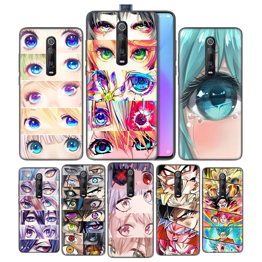 

Silicone Case for Xiaomi Redmi K20 Pro K20Pro Mi 9T RedmiK20 9 Shell Cell Moblie Phone Awesome anime eyes Naruto Goku