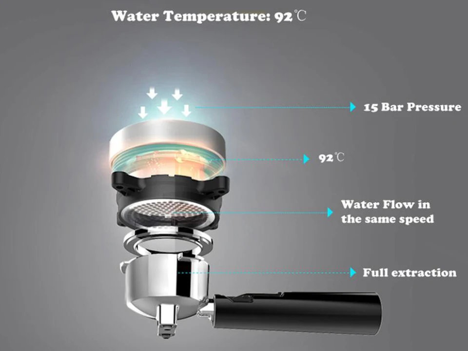 MD2007 Electric Mini Coffee Machine Automatic Coffee Maker Espresso Machine 220v for shop with parts