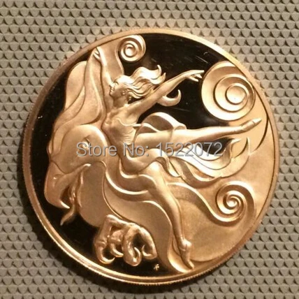 

High quality and low price custom 3D Coin Medal Pianist Composer Ballet The Fire Bird cheap custom gold coins medals