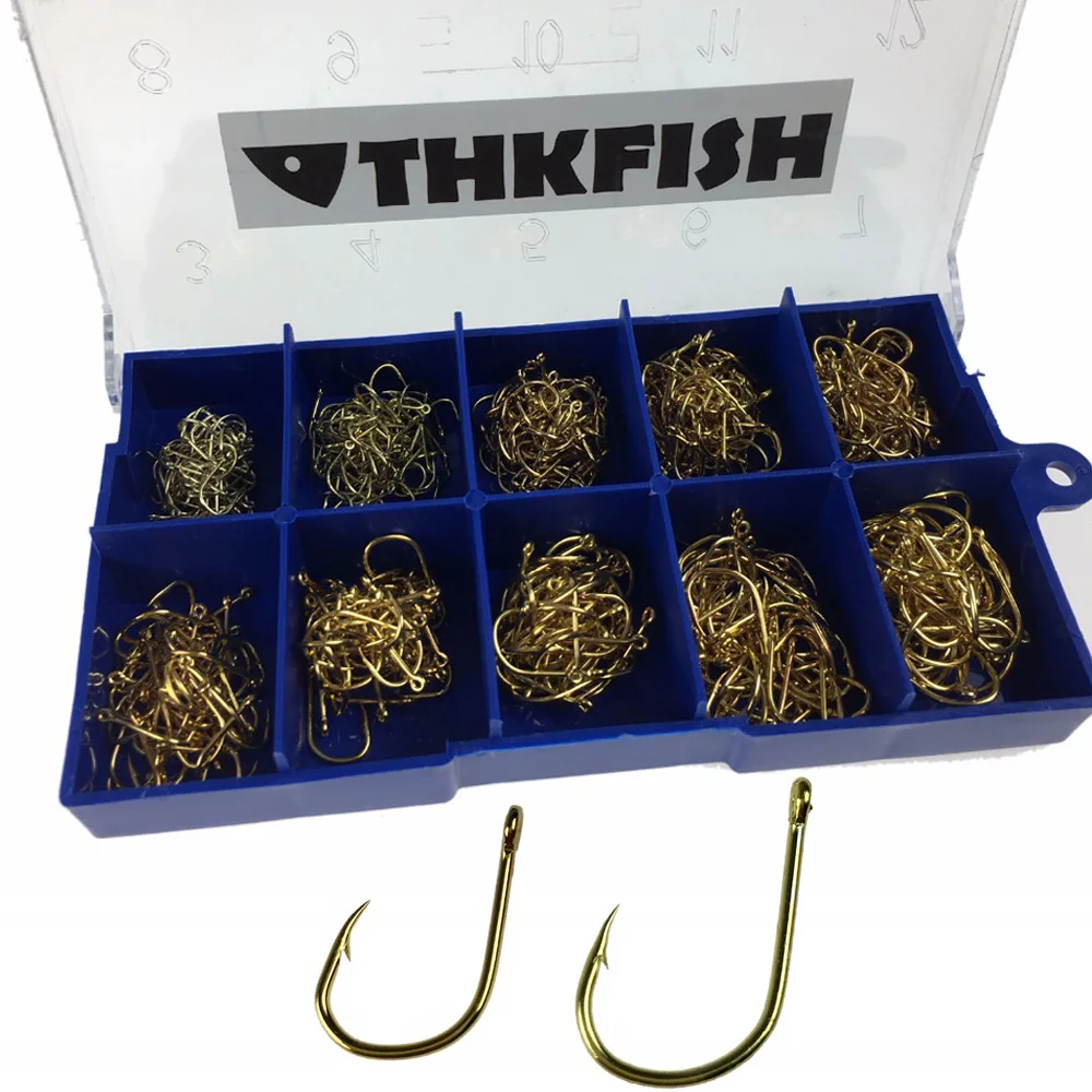 Buy 500Pcs/Box 312 Bronze Fishing Hooks Carbon Steel
