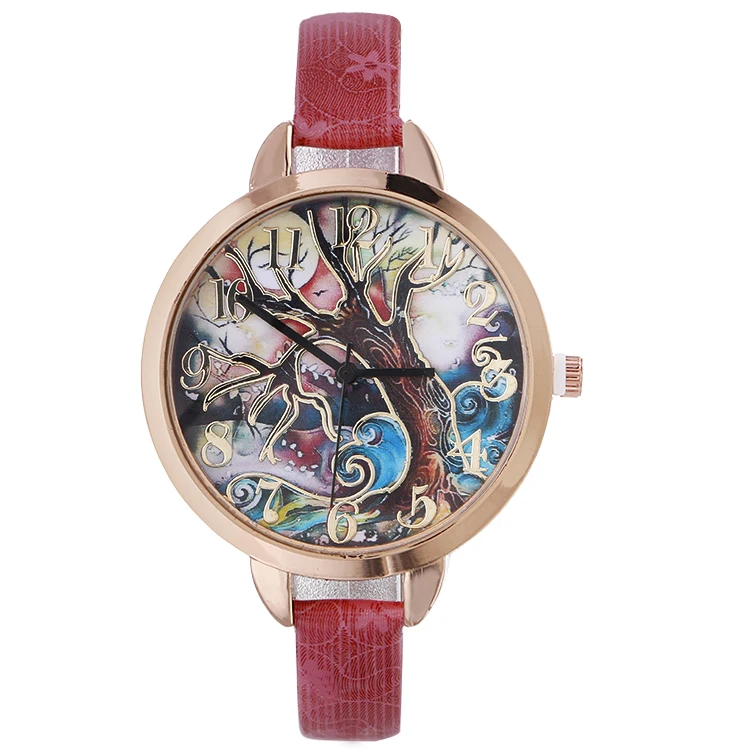 

New 26 Women Watch Exquisite Quartz Ladies Watches Montre Femme Waterproof Leather Female Clock Reloj Mujer Horloges Vrouwen