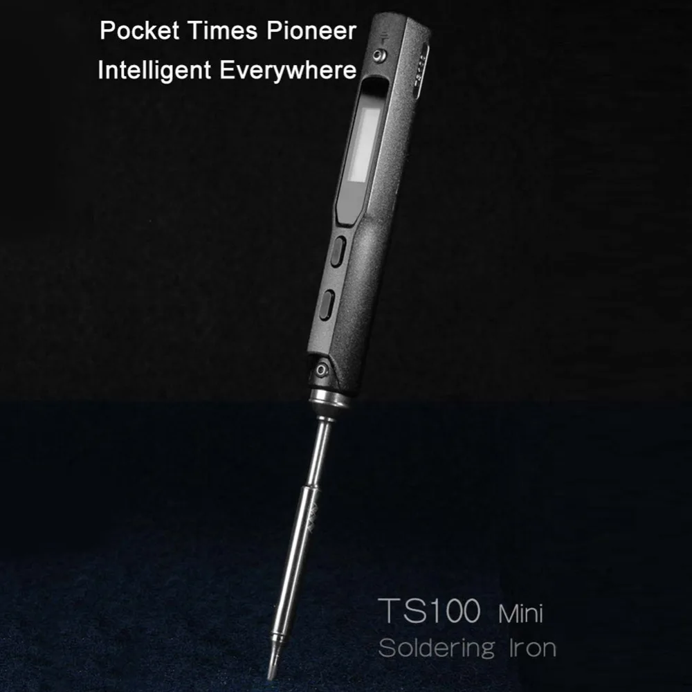 TS100 наконечник осциллографа Электрический паяльник USB мини-Внутренняя нагревательная паяльная станция интеллектуальное цифровое управление