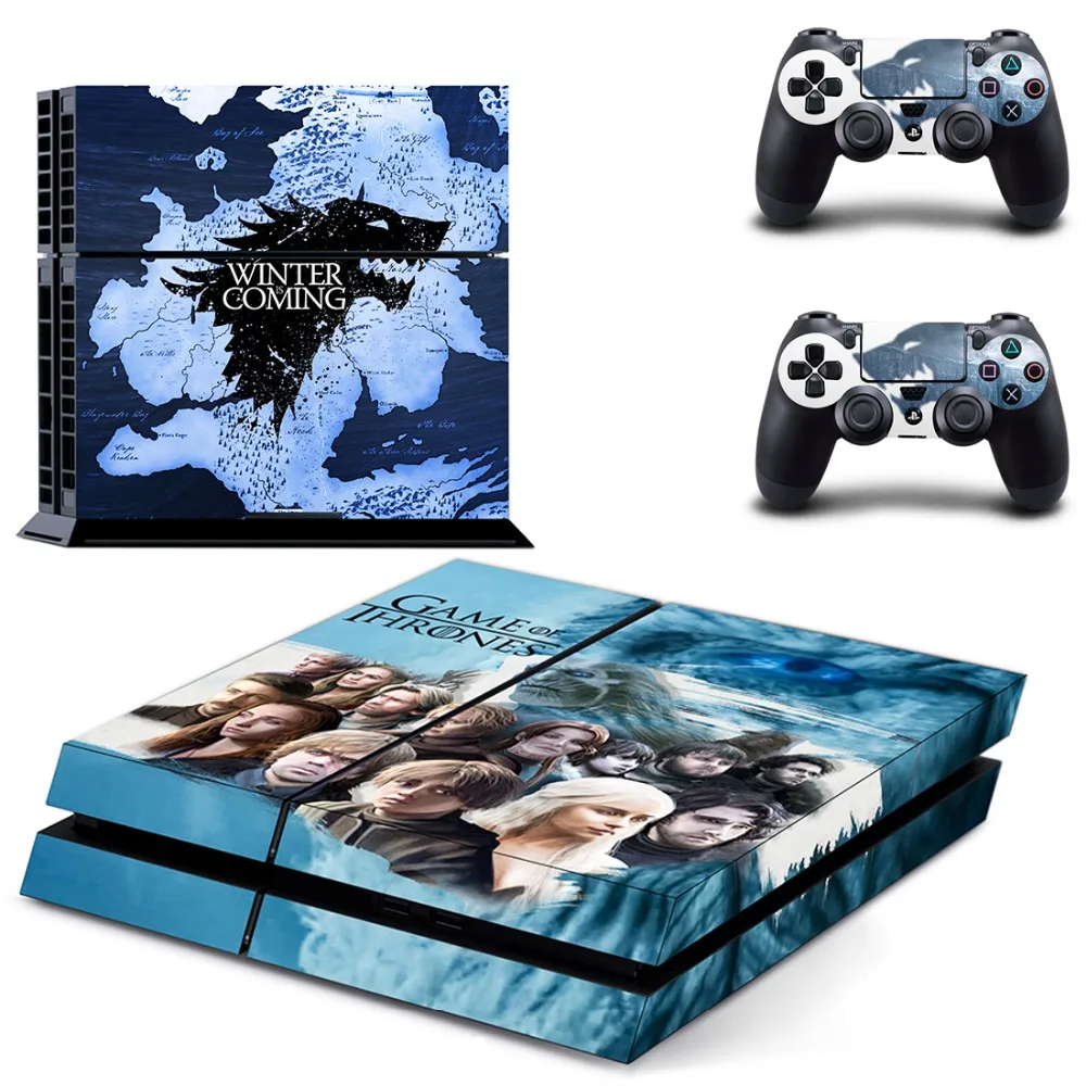 Пленка Игра престолов PS4 стикер кожи виниловая наклейка для Sony Playstation 4 консоли и 2