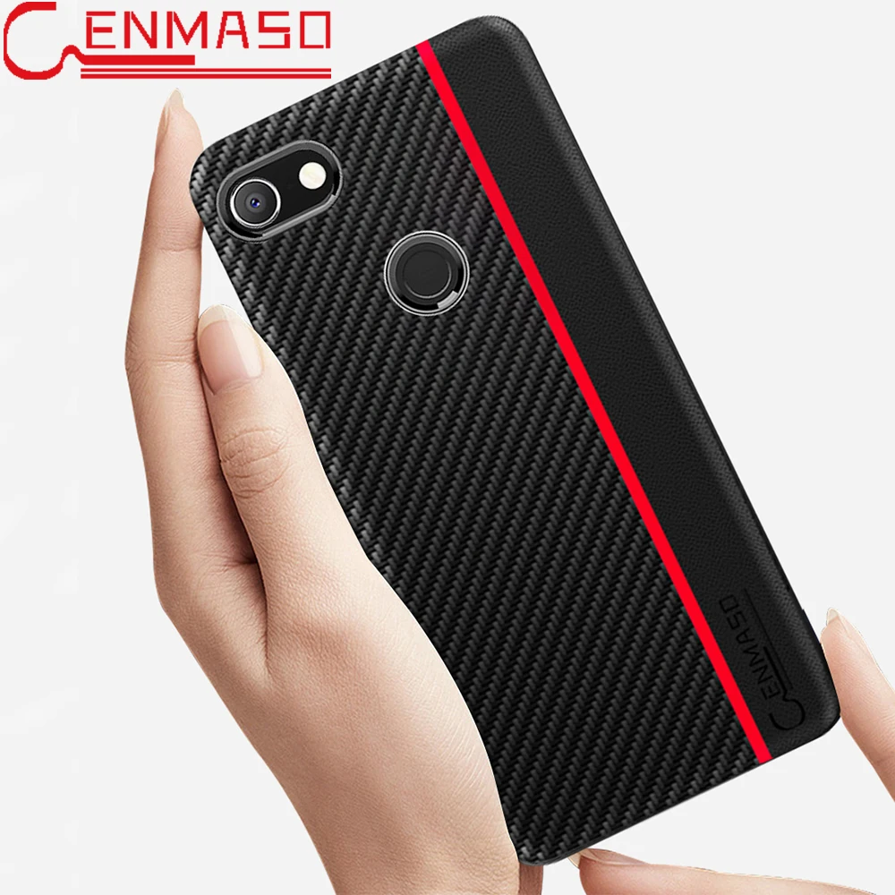 

For Google Pixel 3A XL Case Carbon Fiber texture PU Leather cover for Google Pixel 3A 3 XL 3XL 3AXL Protective Back Case Funda