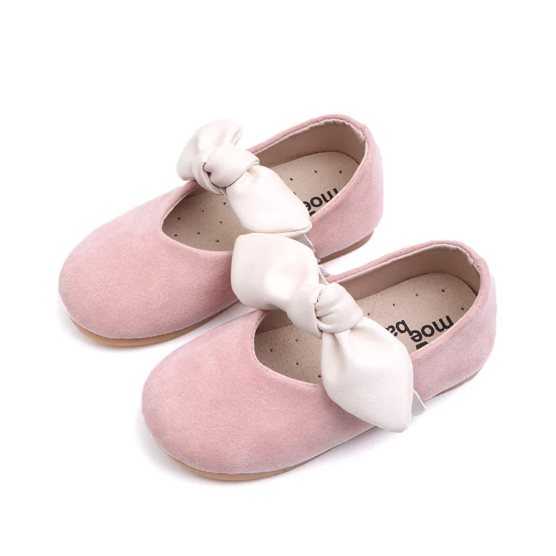 

Fashion 2019 Children Spring Autumn Kids Shoes for Girl Single Girls Princess Shoes Kids Casual baby Bow Shoes Kids