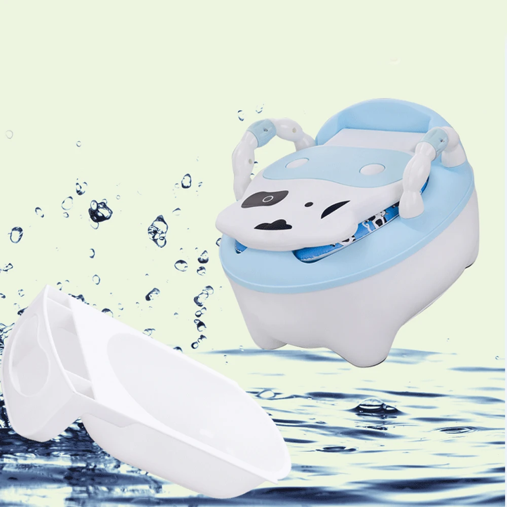 Soft Baby Potty Plastic Road Pot Infant Potty Training Cute Baby Toilet Safe Kids Potty Trainer Seat Chair Children's Road Pot