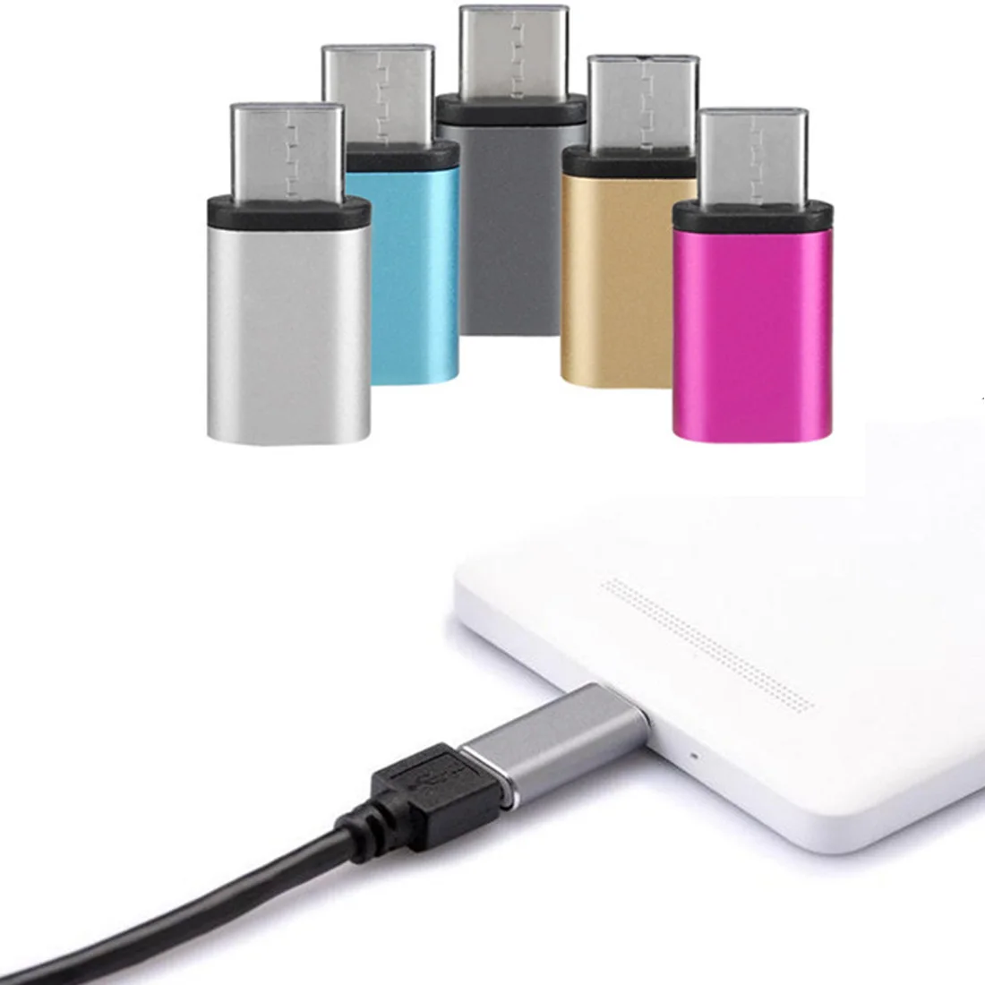 Etmakit аксессуары для телефонов usb type C мужской разъем для Micro USB Женский USB-C type-C адаптер для htc 10 Lumia 950