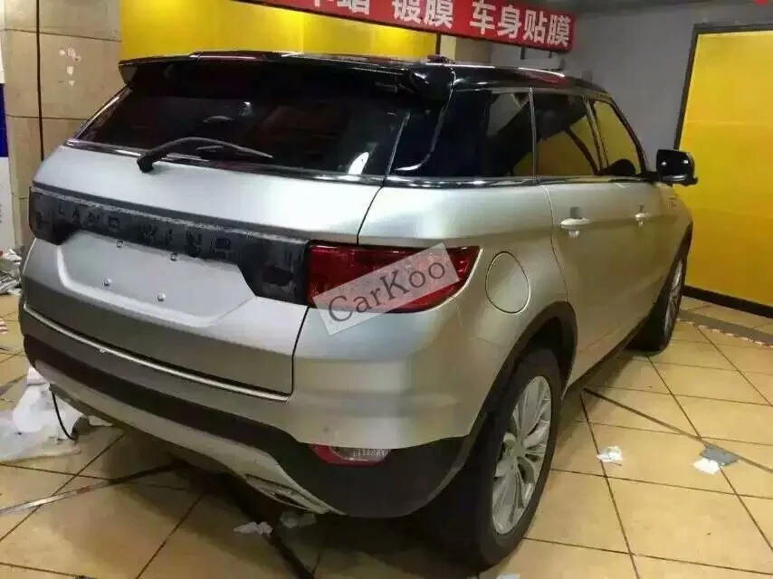 Silve матовый хром виниловый лист клейкая Автомобильная клейкая пленка с воздушными каналами хромированный матовый украшение для автомобиля Чехлы