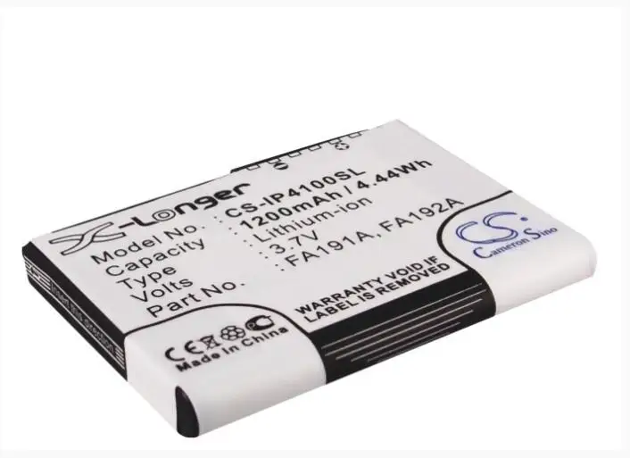 

Cameron Sino 1200mAh battery for HP iPAQ h4100 h4135 h4150 h4155 343110-001 PDA, Pocket PC Battery