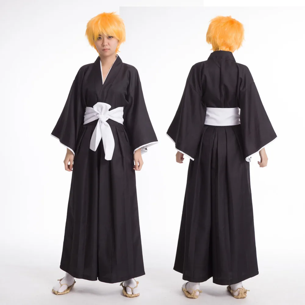 Кимоно Shinigami в японском стиле костюм унисекс для косплея топ и штаны|unisex top|kimono