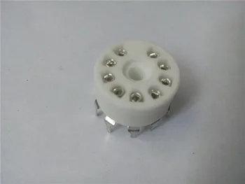 

20pcs Ceramic tube socket tube holder GZC9-A small 9 pin outlet for 12AX7 EL84 6DJ8 6922