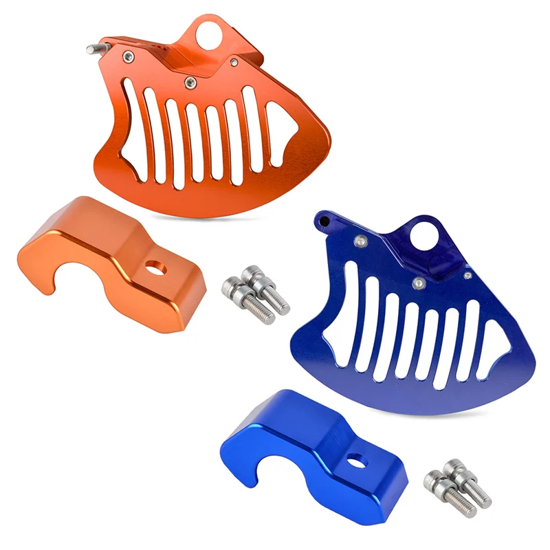 H2CNC Front Brake Disc Guard Right Fork Protector For KTM 125 250 350 450 520 525 530 EXC SX SXF/S XC XC-F EXC-F XCF-W 2003-2014
