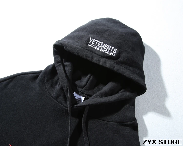 vetements automne hiver 2018 hoodie