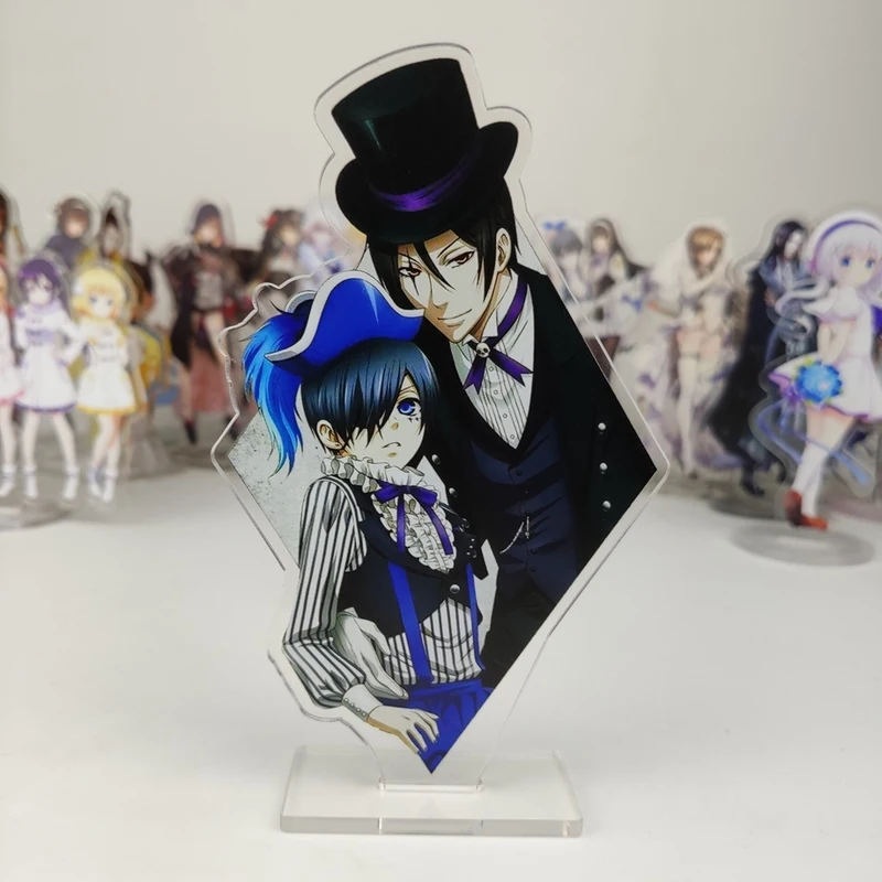 Аниме Черный дворецкий Себастиан Микаэлис Ciel Phantomhive Косплей фигурка на акриловой