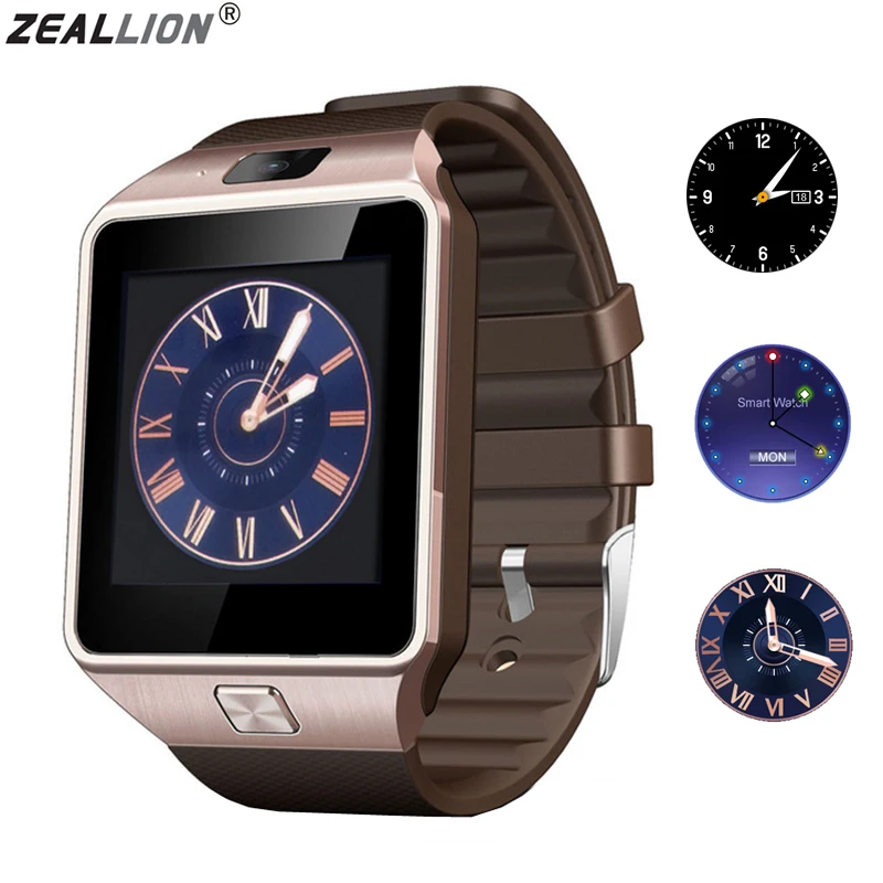 Смарт часы ZEALLION 2018 новинка DZ09 камера с поддержкой sim карты Bluetooth подключение для