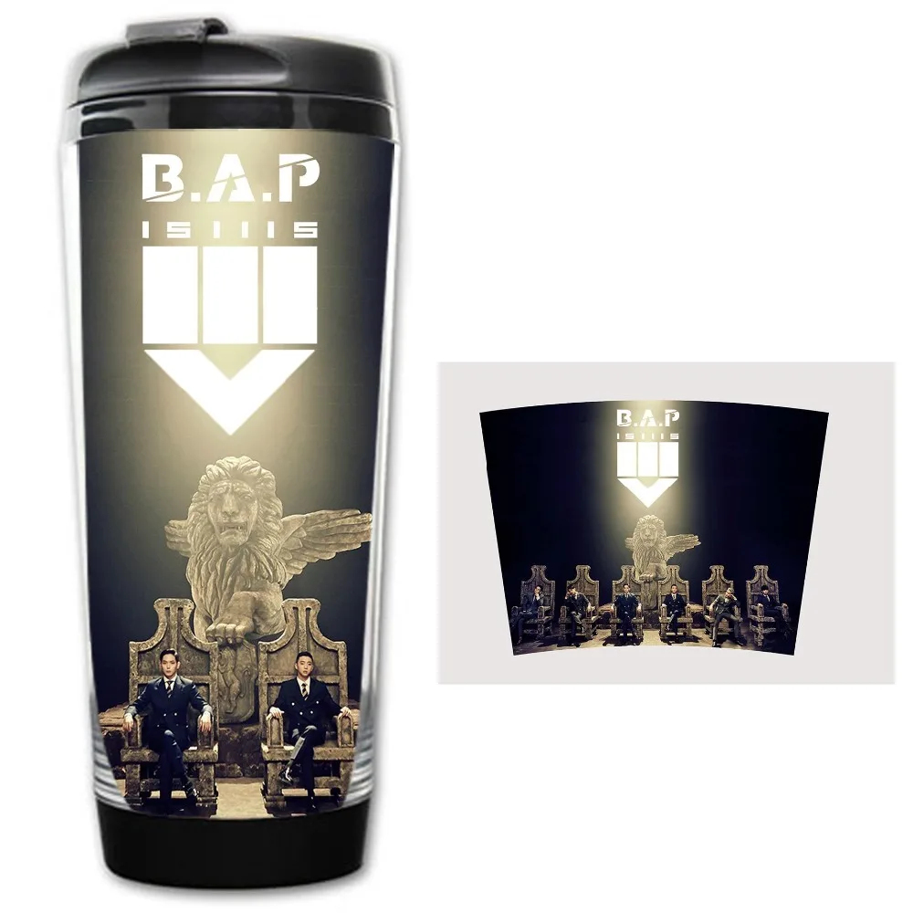 HOT SALE bap b a p Models Double Insulation Plastic Good Quality Mug Coffee Cup Space