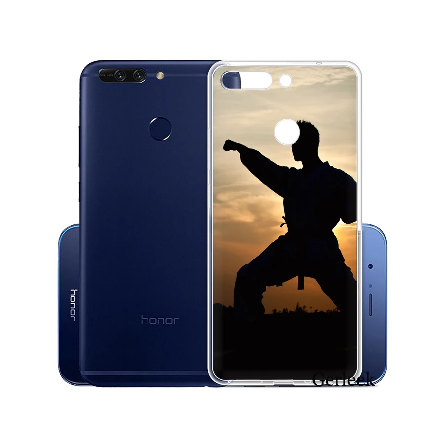 Чехол для телефона тхэквондо Huawei Honor 6A 7A 7C 7X 8X 8 9 10 Lite Play мягкие ТПУ